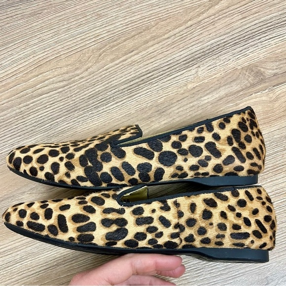 NWOB Birdies The Starling Cheetah Calf Hair Classic Loafers Size 5 - Picture 2 of 8